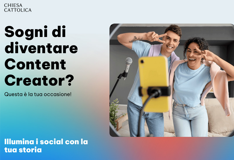 Raccontare il bene e il bello della Chiesa. Shine to Share, un contest per 100 futuri content creator